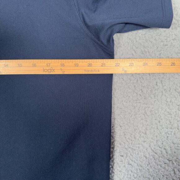 Lululemon Polo Shirt Mens Size Large Blue Performance Athletic Golf Tech - Picture 8 of 10